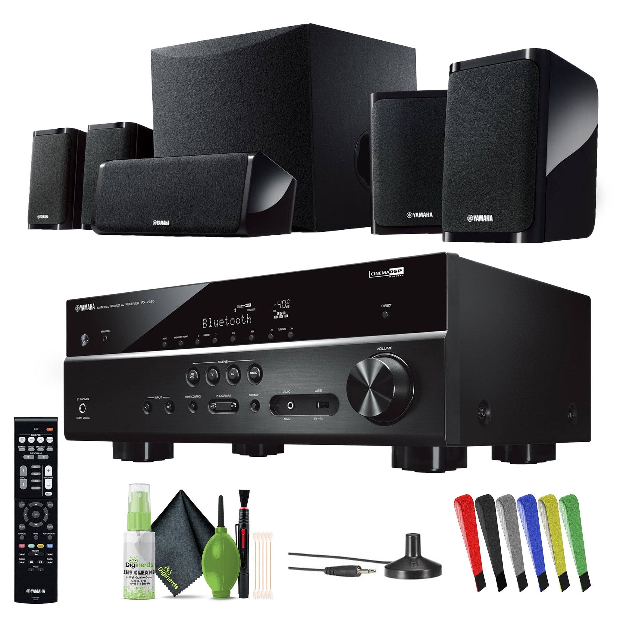Yamaha Audio YHT-4950U 4K Ultra HD 5.1-Channel Home Theater System Bundle Yamaha