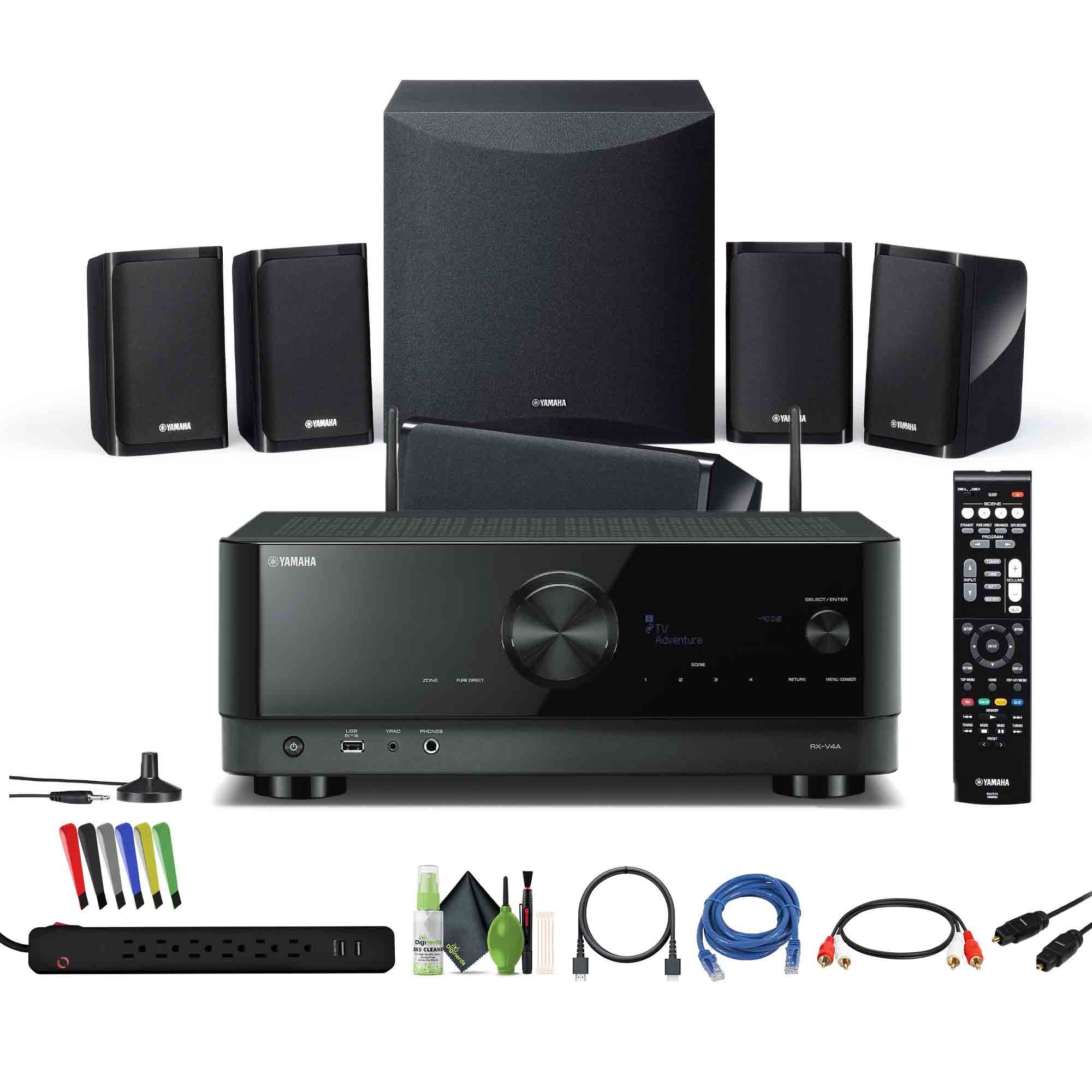 Yamaha YHT-5960U Home Theater System with 8K HDMI and MusicCast