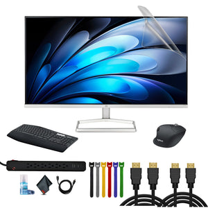 HP 527SF 27" 16:9 FHD 1080p IPS Slim Monitor Bundle