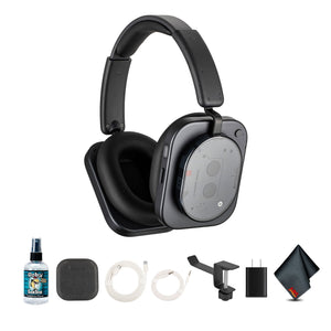 Nothing Headphone 1 Black Hybrid Active Noise Cancelling Headphones Bundle