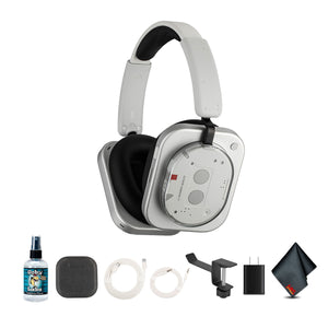 Nothing Headphone 1 White Hybrid Active Noise Cancelling Headphones Bundle