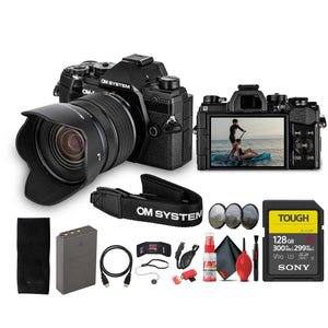 OM SYSTEM OM-5 Mirrorless Camera with 12-45mm f/4 PRO Lens Bundle