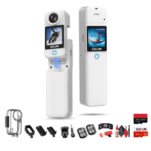 SJCAM C300 4K Dual Touchscreen Action Camera Bundle