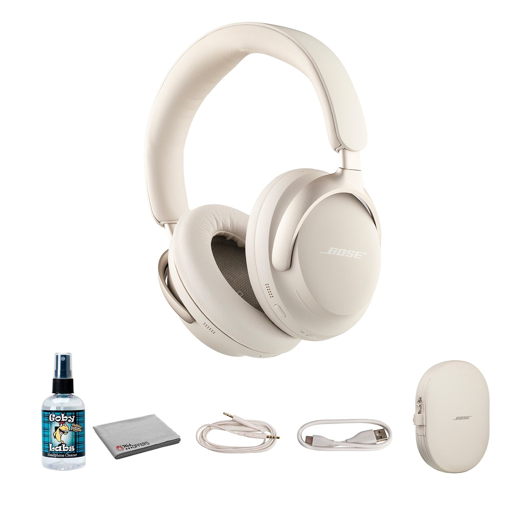 Bose QuietComfort Ultra Wireless Noise Canceling Over-Ear Headphones Bundle Bose