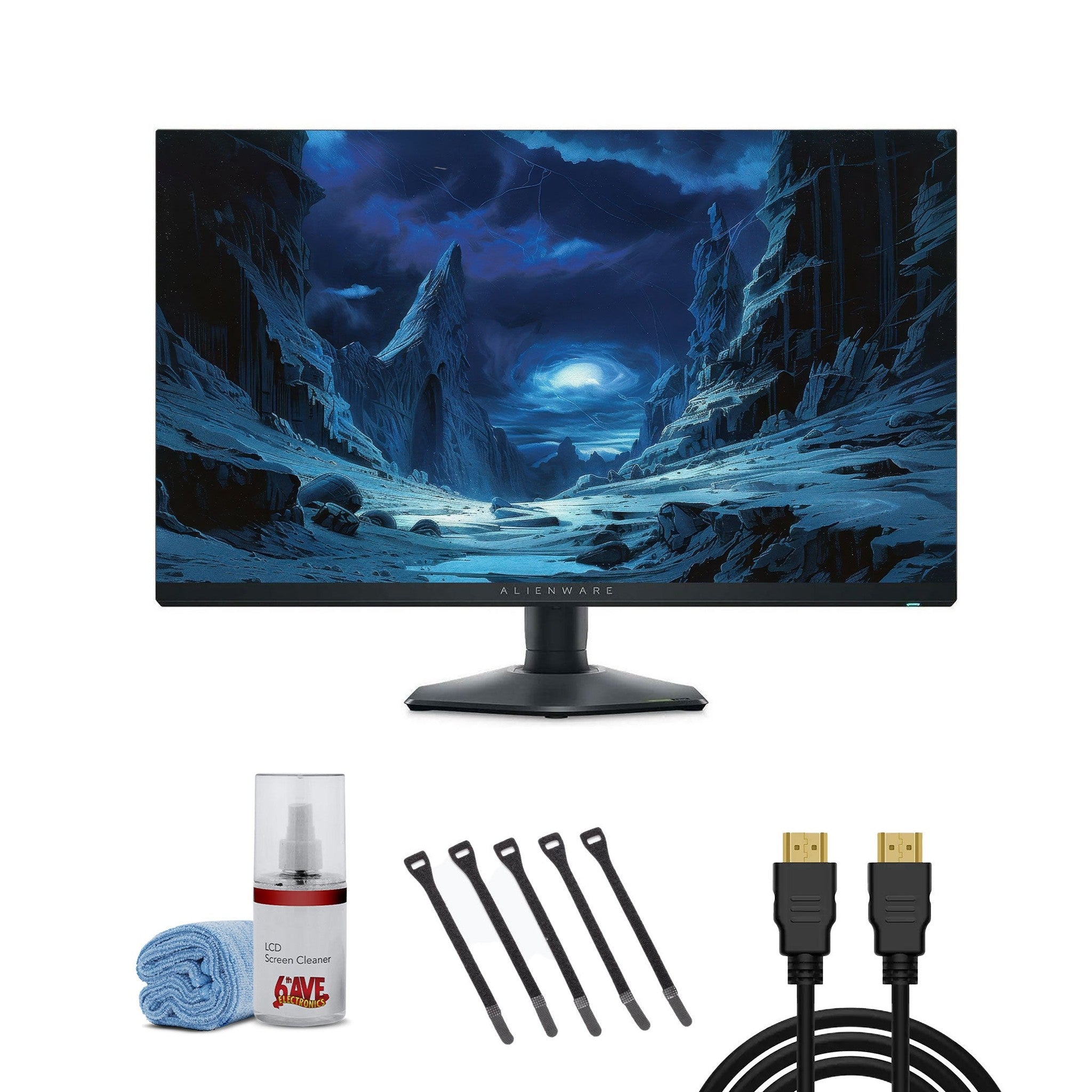 Dell Alienware 27 Inch Gaming Monitor AW2724DM Bundle with Accessories Dell