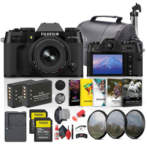 Fujifilm X-T50 Mirrorless Camera with XF 16-50mm f/2.8-4.8 Lens Black Bundle