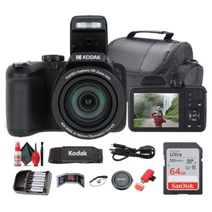 Kodak Pixpro AZ405 Digital Camera in Black AZ405BK Bundle from Accessories