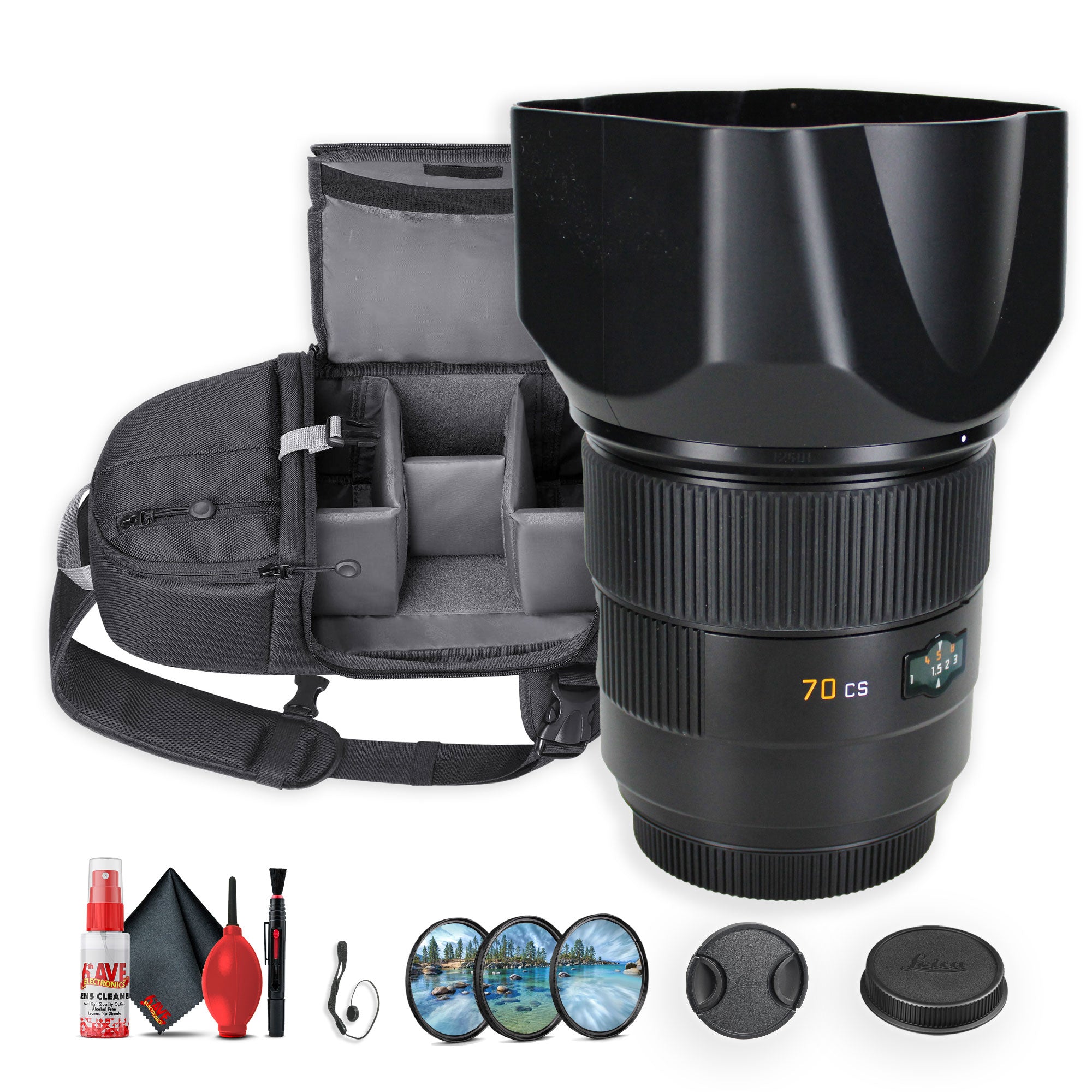 Leica Summarit-S 70mm f/2.5 ASPH CS Lens Bundle with Accessories