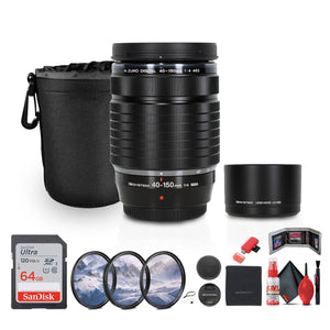 Olympus OM SYSTEM M.Zuiko Digital ED 40-150mm f/4 PRO Lens Bundle Olympus
