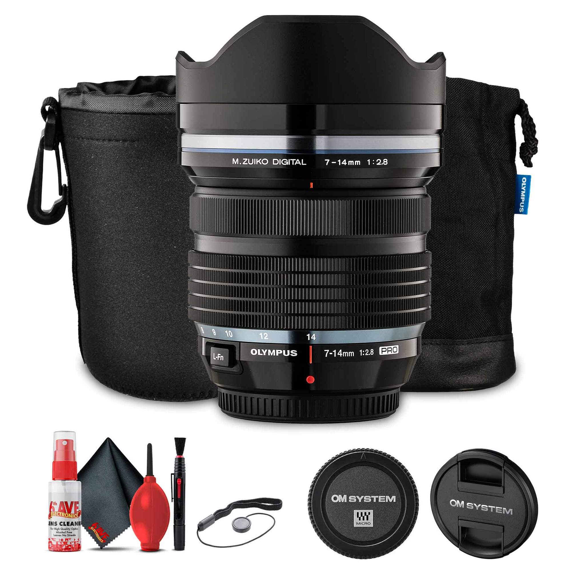 Olympus M.Zuiko Digital ED 7-14mm f/2.8 PRO Lens Bundle