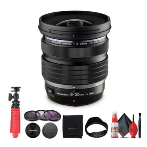 Olympus M.Zuiko Digital ED 8-25mm f/4 PRO Lens Bundle