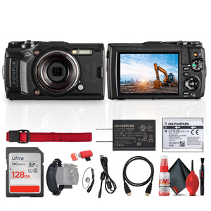 Olympus Tough TG-6 Digital Camera Black Bundle