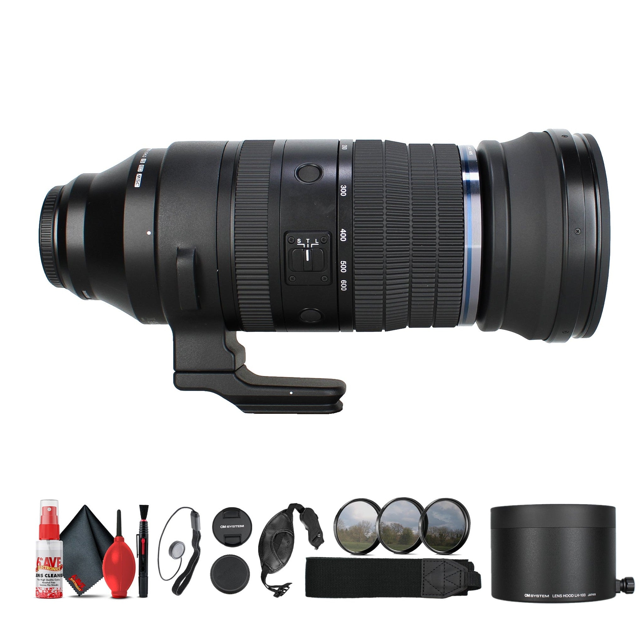 OM SYSTEM M.Zuiko Digital ED 150-600mm f/5-6.3 IS Lens MFT Bundle OM System