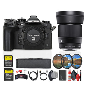 OM SYSTEM OM-1 Mark II Mirrorless Camera Bundle