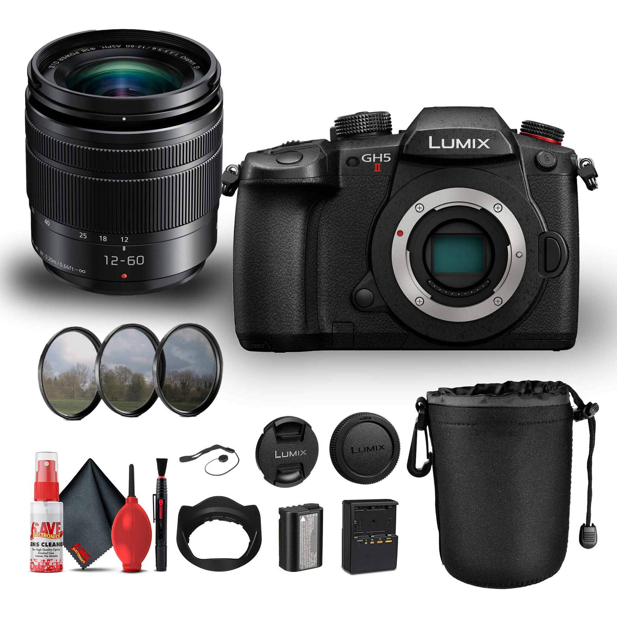 Panasonic Lumix GH5 II Mirrorless Camera with 12-60mm f/3.5-5.6 Bundle Panasonic