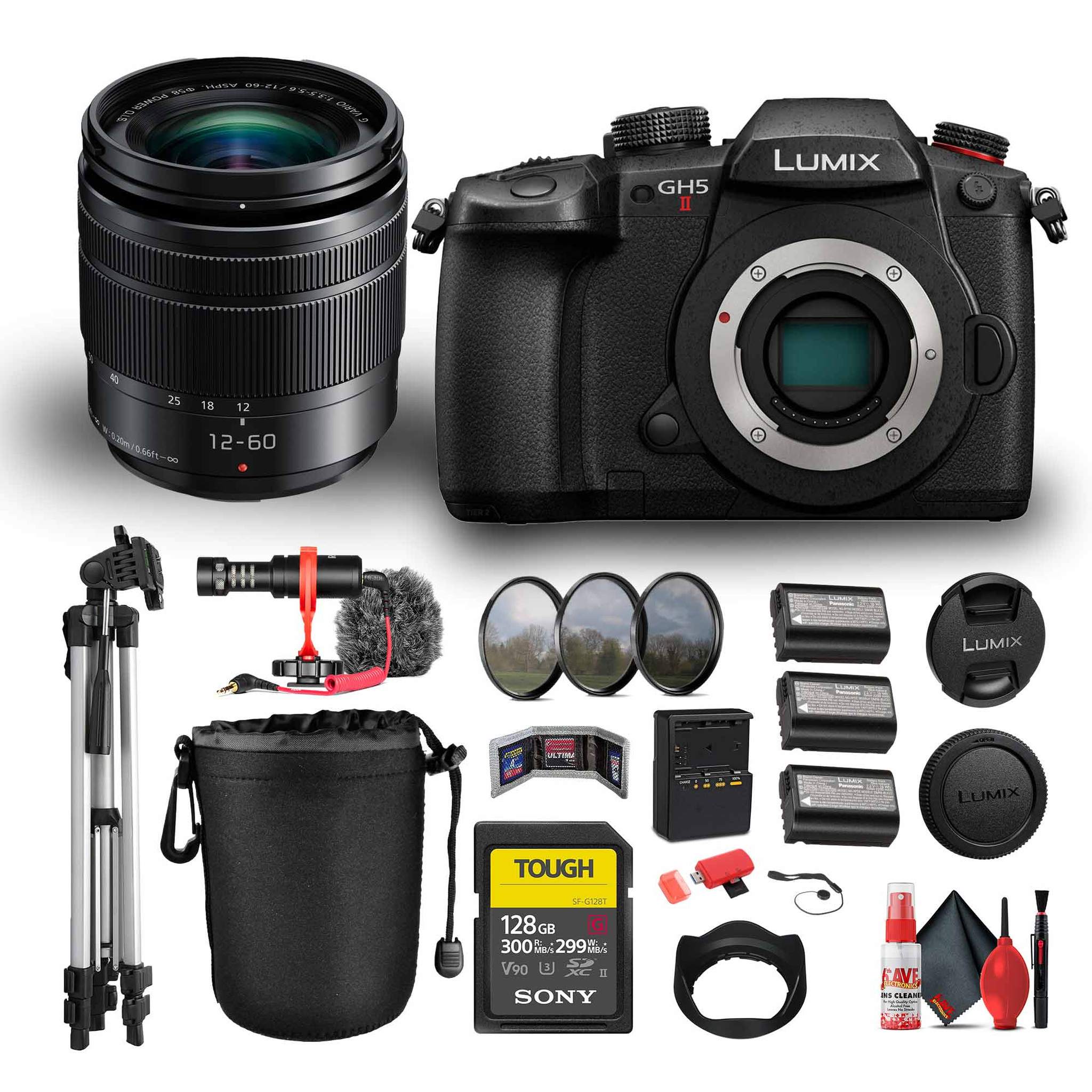 Panasonic Lumix GH5 II Mirrorless Camera with 12-60mm f/3.5-5.6 Bundle Panasonic