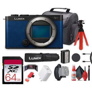 Panasonic Lumix S9 Mirrorless Camera Blue Bundle with Accessories