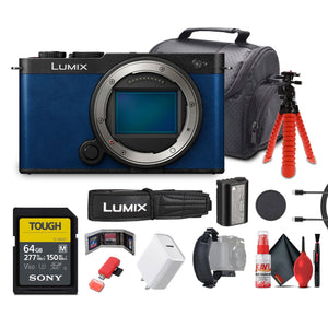 Panasonic Lumix S9 Mirrorless Camera Blue Bundle with Accessories