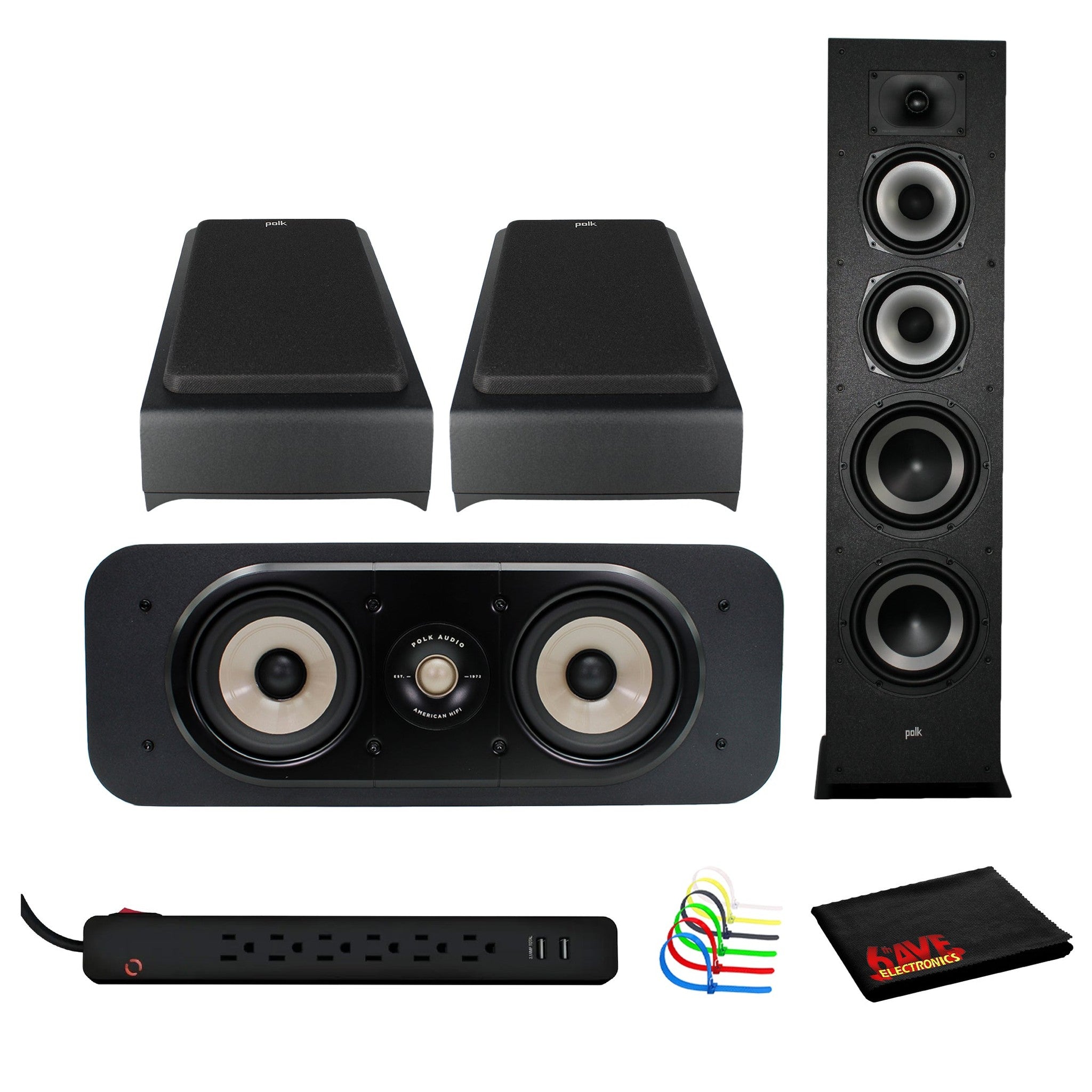 Polk Audio Signature Elite ES90 Height Module Speakers Bundle Polk Audio