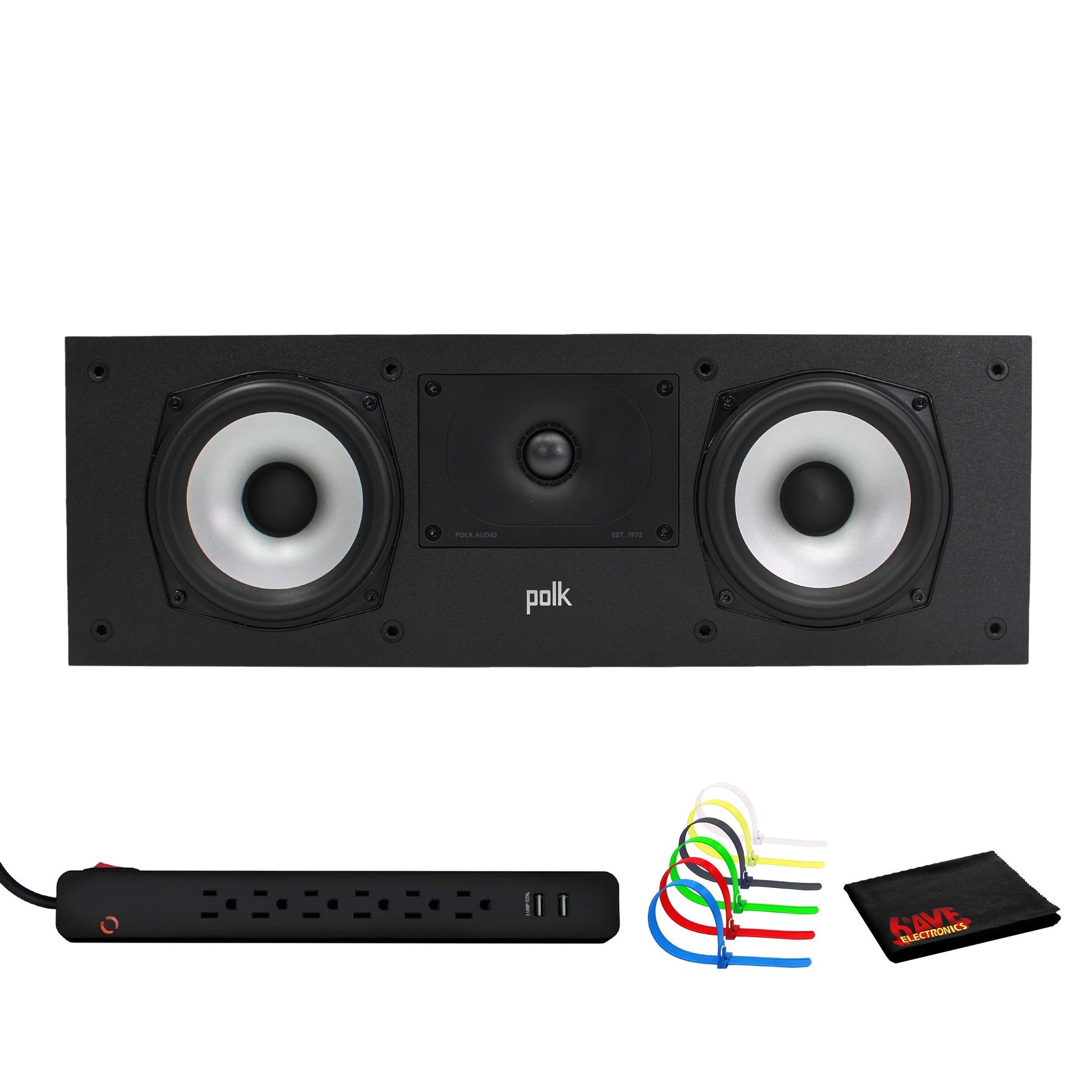 Polk Audio Monitor XT30 Two-Way Center Channel Speaker Bundle Polk Audio