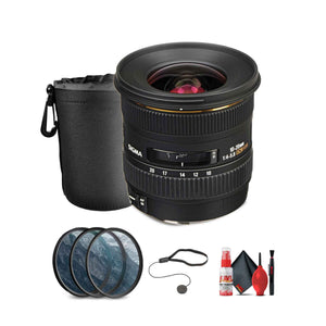Sigma 10-20mm f/4-5.6 EX DC J Autofocus Lens for Pentax Digital Cameras Bundle Sigma