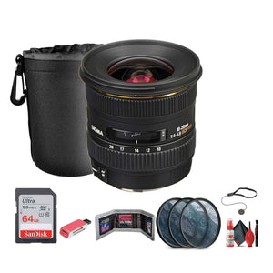 Sigma 10-20mm f/4-5.6 EX DC J Autofocus Lens for Pentax Digital Cameras Bundle Sigma