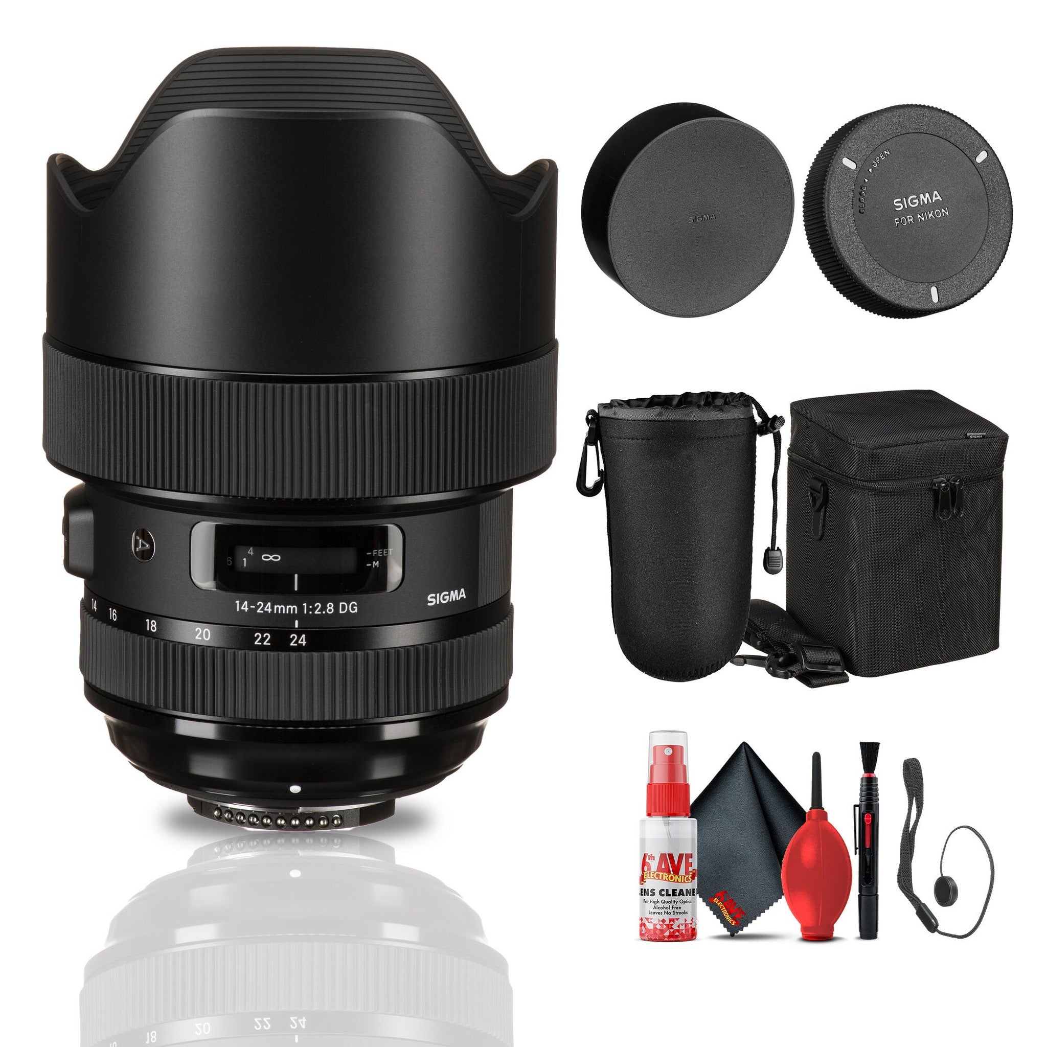 Sigma 14-24mm f/2.8 DG HSM Art Lens for Nikon F Bundle Sigma