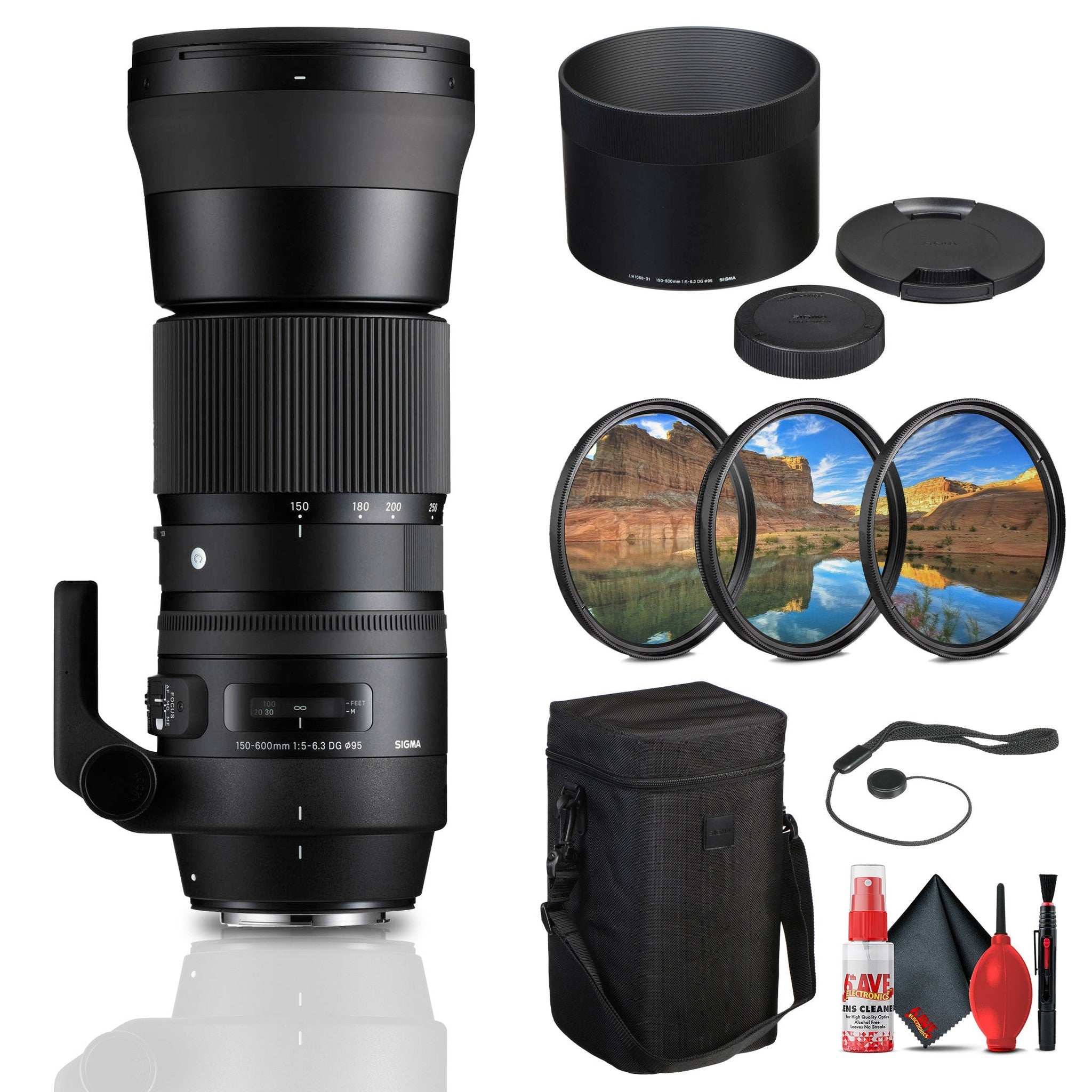 Sigma 150-600mm F5-6.3 DG Contemporary Nikon Mount Bundle Sigma