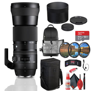 Sigma 150-600mm F5-6.3 DG Contemporary Nikon Mount Bundle Sigma