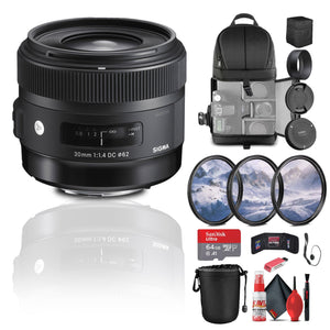 Sigma 30mm f/1.4 DC DN Contemporary Lens for Nikon Z Bundle Sigma