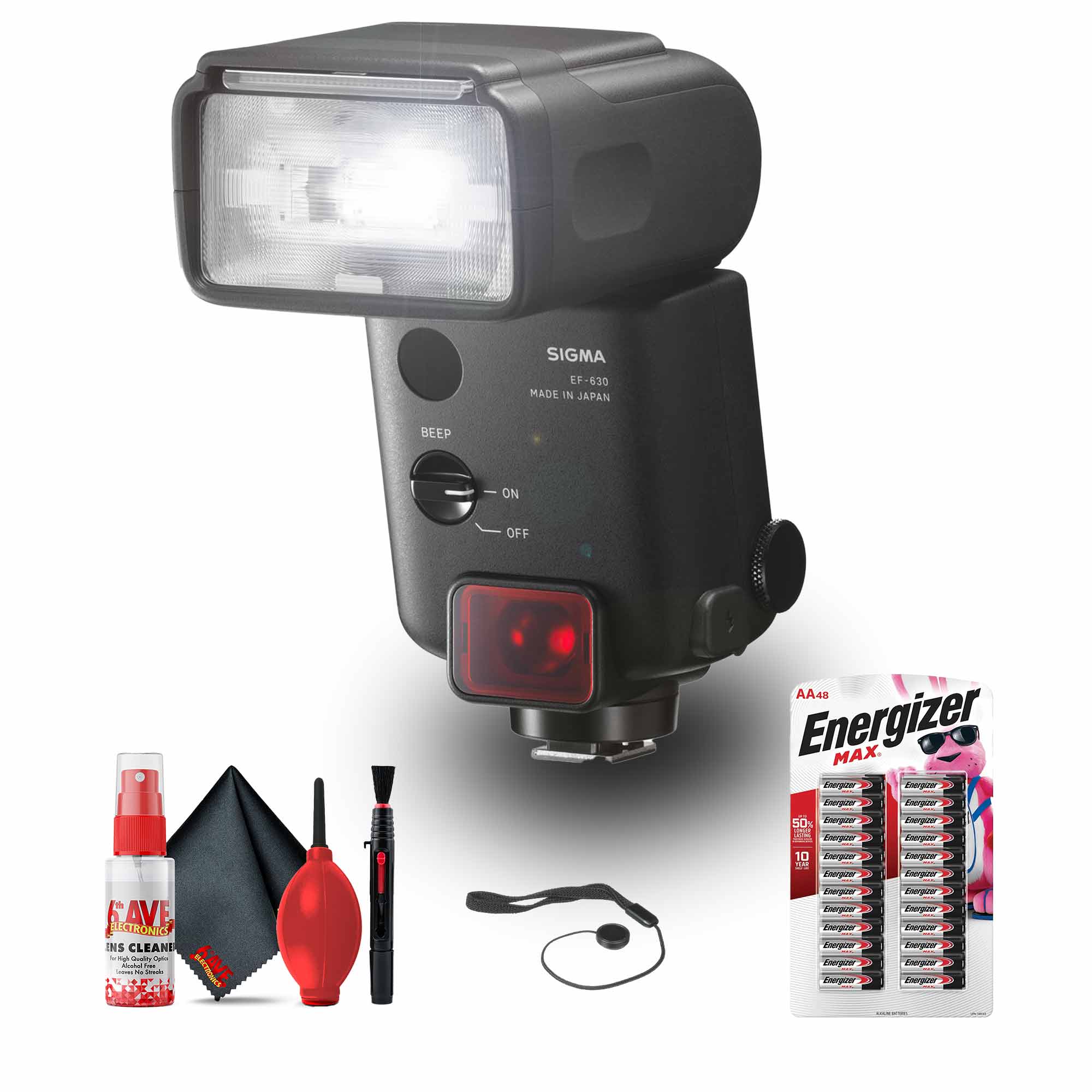 Sigma EF-630 Electronic Flash for Nikon Cameras Bundle with Accessories