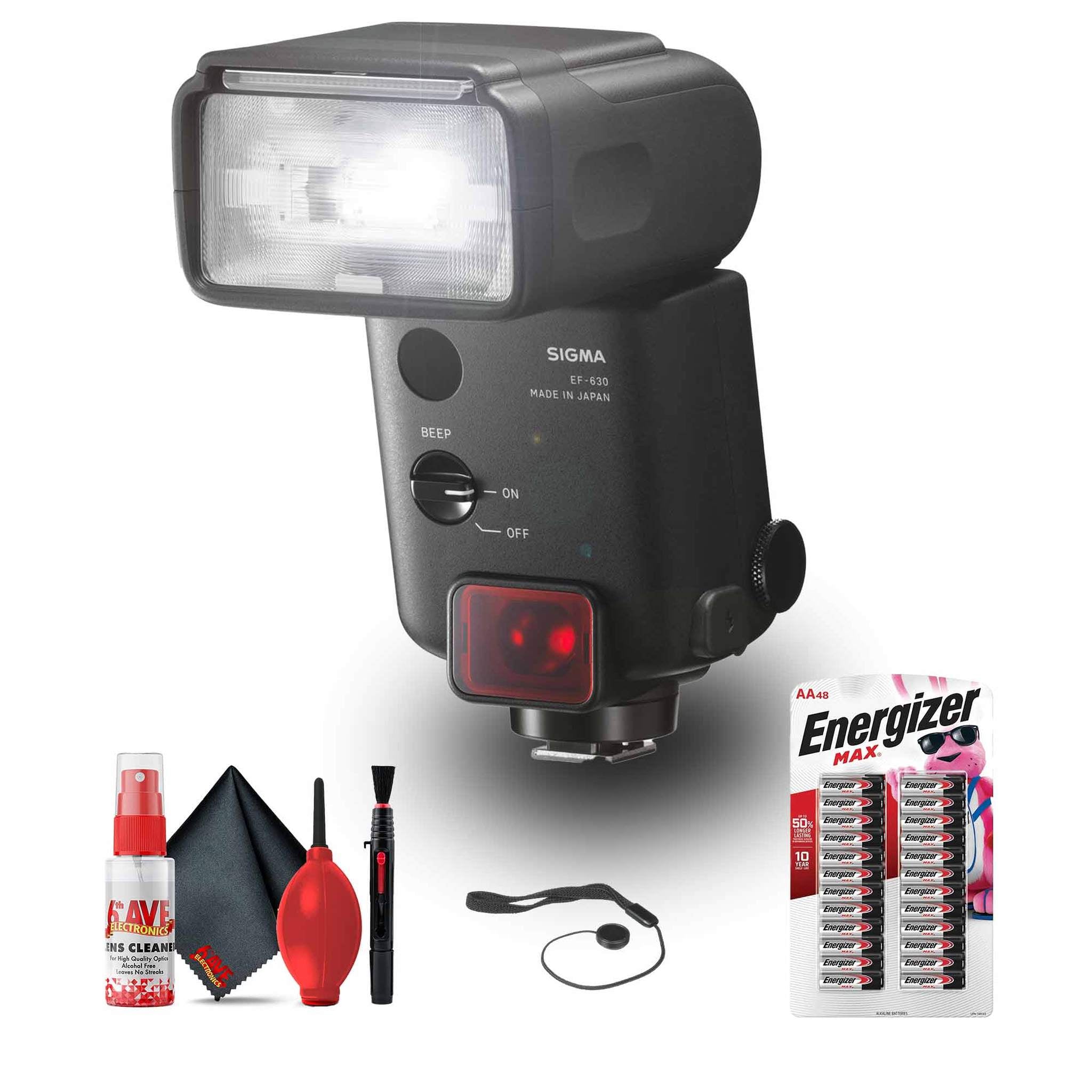 Sigma EF-630 Electronic Flash for Nikon Cameras Bundle with Accessories Sigma