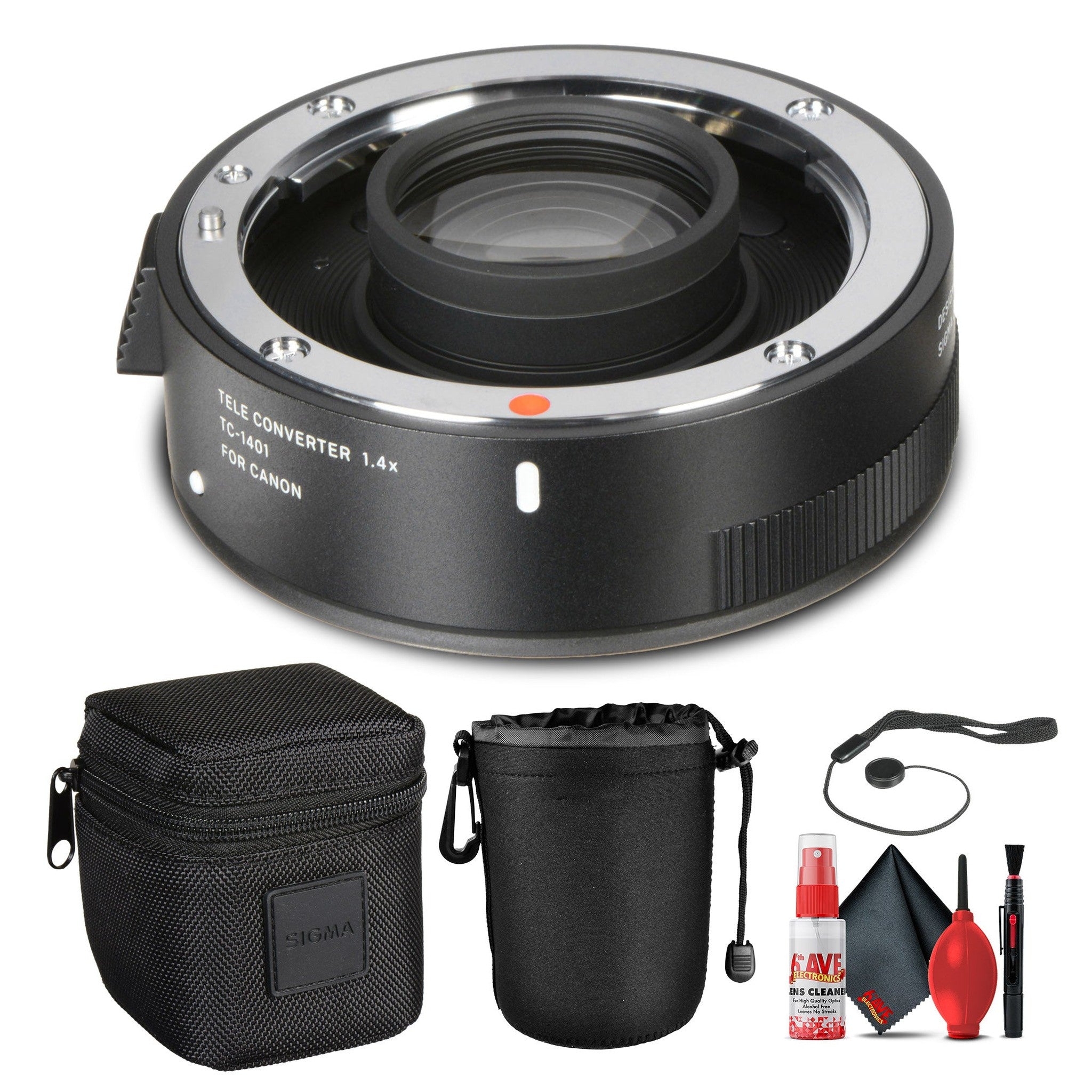 Sigma TC-1401 1.4x Teleconverter for Canon Bundle Sigma