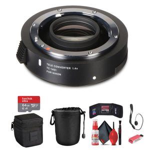 Sigma TC-1401 1.4x Teleconverter for Nikon Bundle Sigma