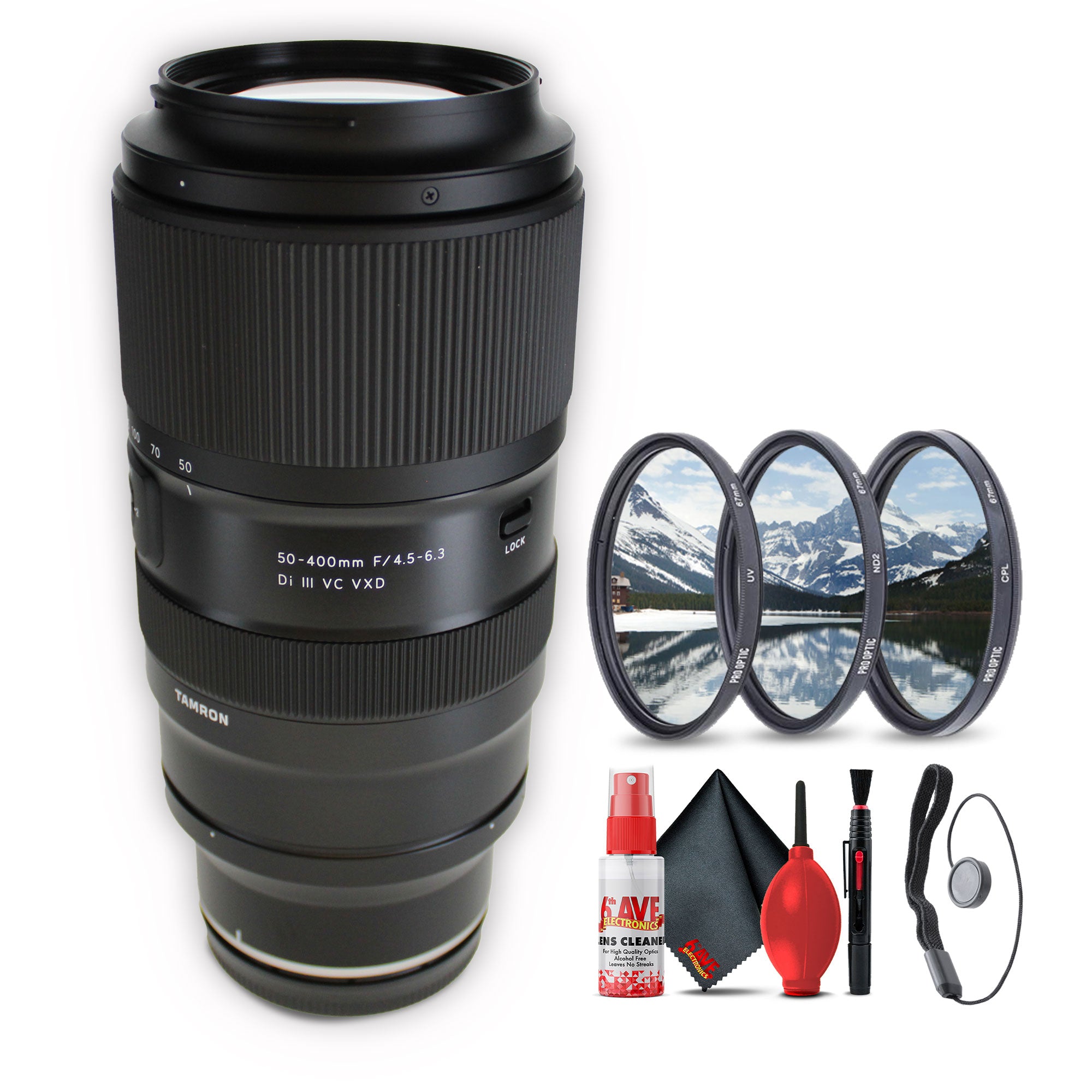 Tamron 50-400mm f/4.5-6.3 Di III VC VXD Lens for Nikon Z Bundle
