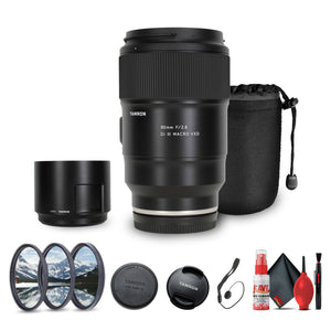Tamron 90mm f/2.8 Di III VXD Macro Lens for Sony E Bundle with Acccessories