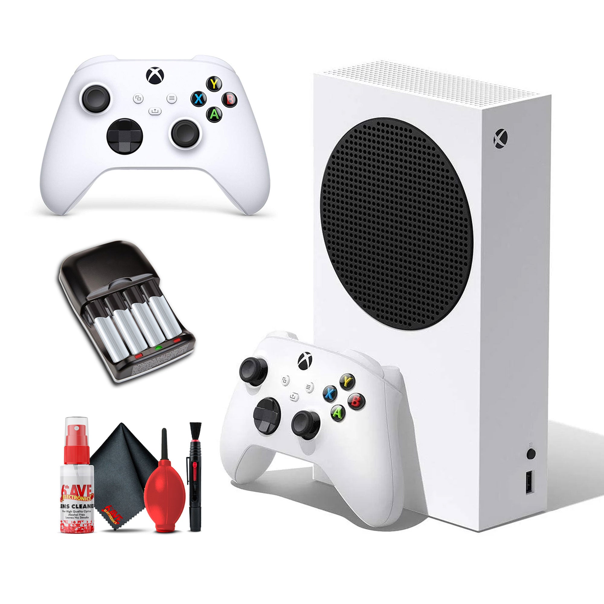 Microsoft Xbox Series S 512 GB Bundle with Extra Controller, Batteries and More