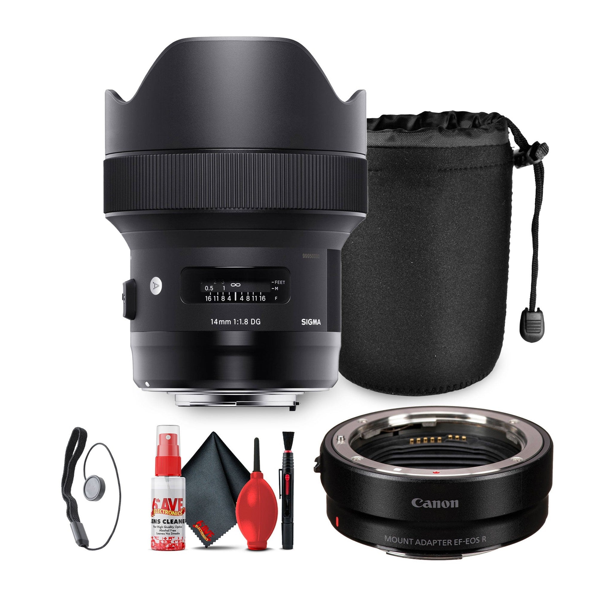 Sigma 14mm f/1.8 DG HSM Art Lens for Canon EF Bundle Sigma