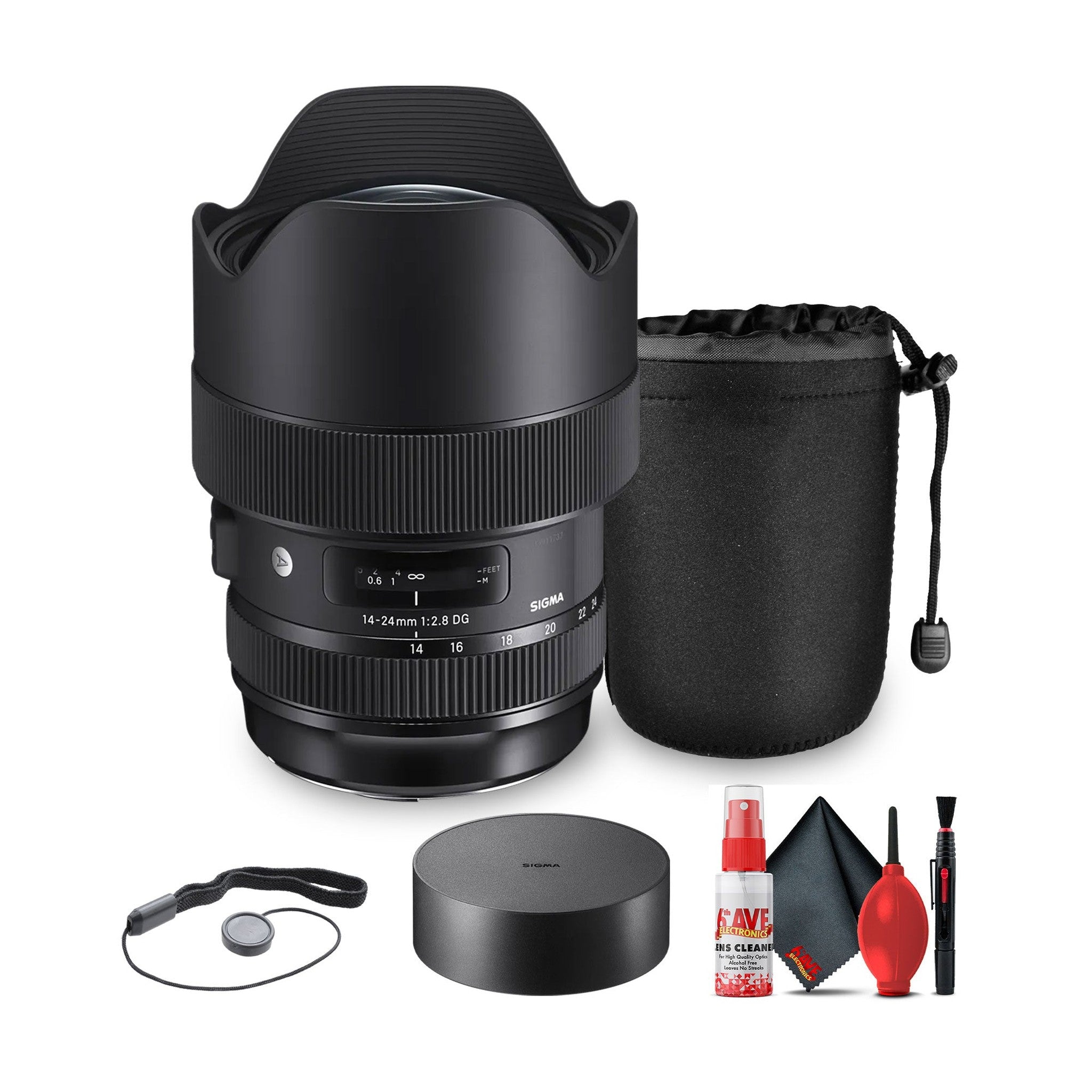 Sigma 14-24mm f/2.8 DG HSM Art Lens for Canon EF Bundle Sigma