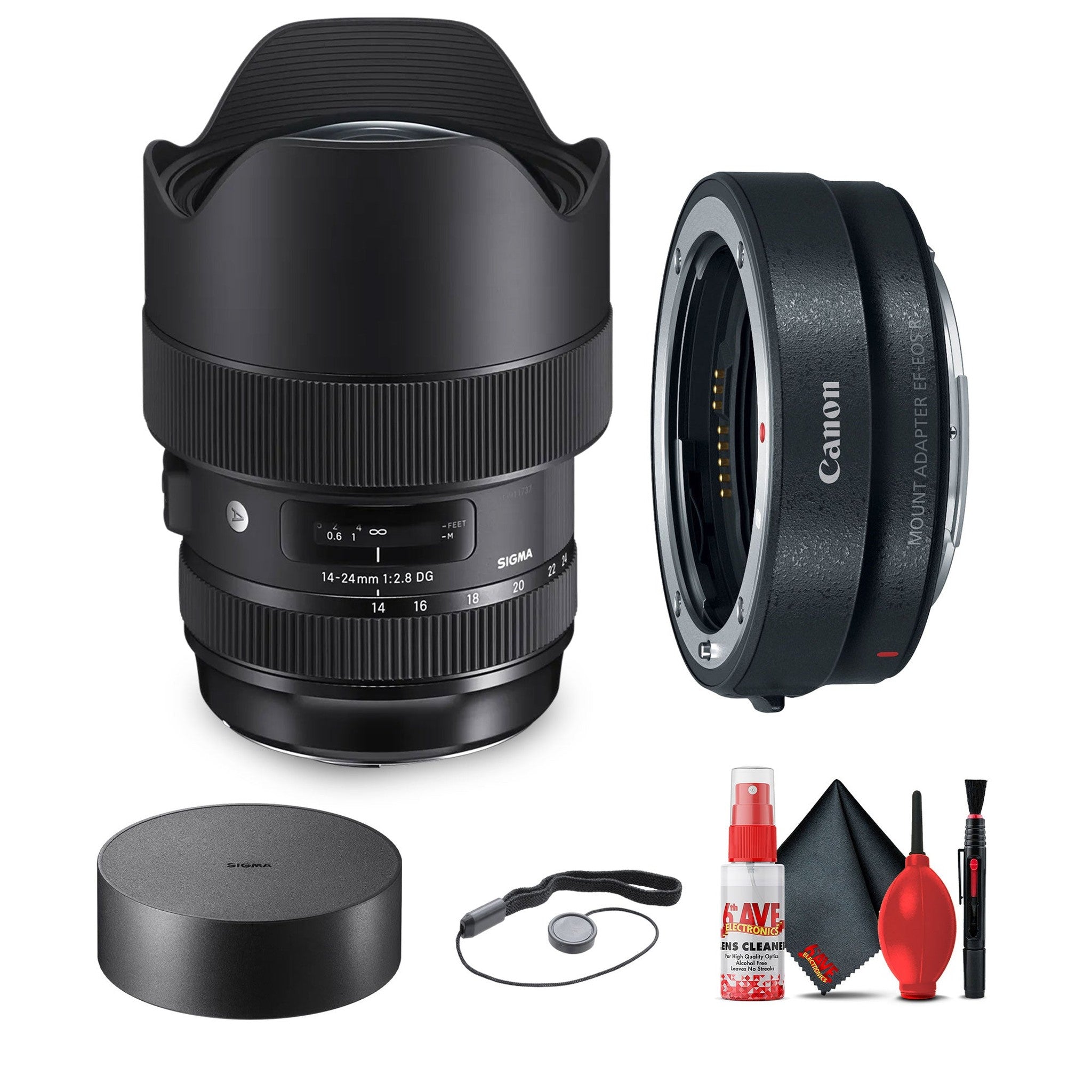 Sigma 14-24mm f/2.8 DG HSM Art Lens for Canon EF Bundle Sigma