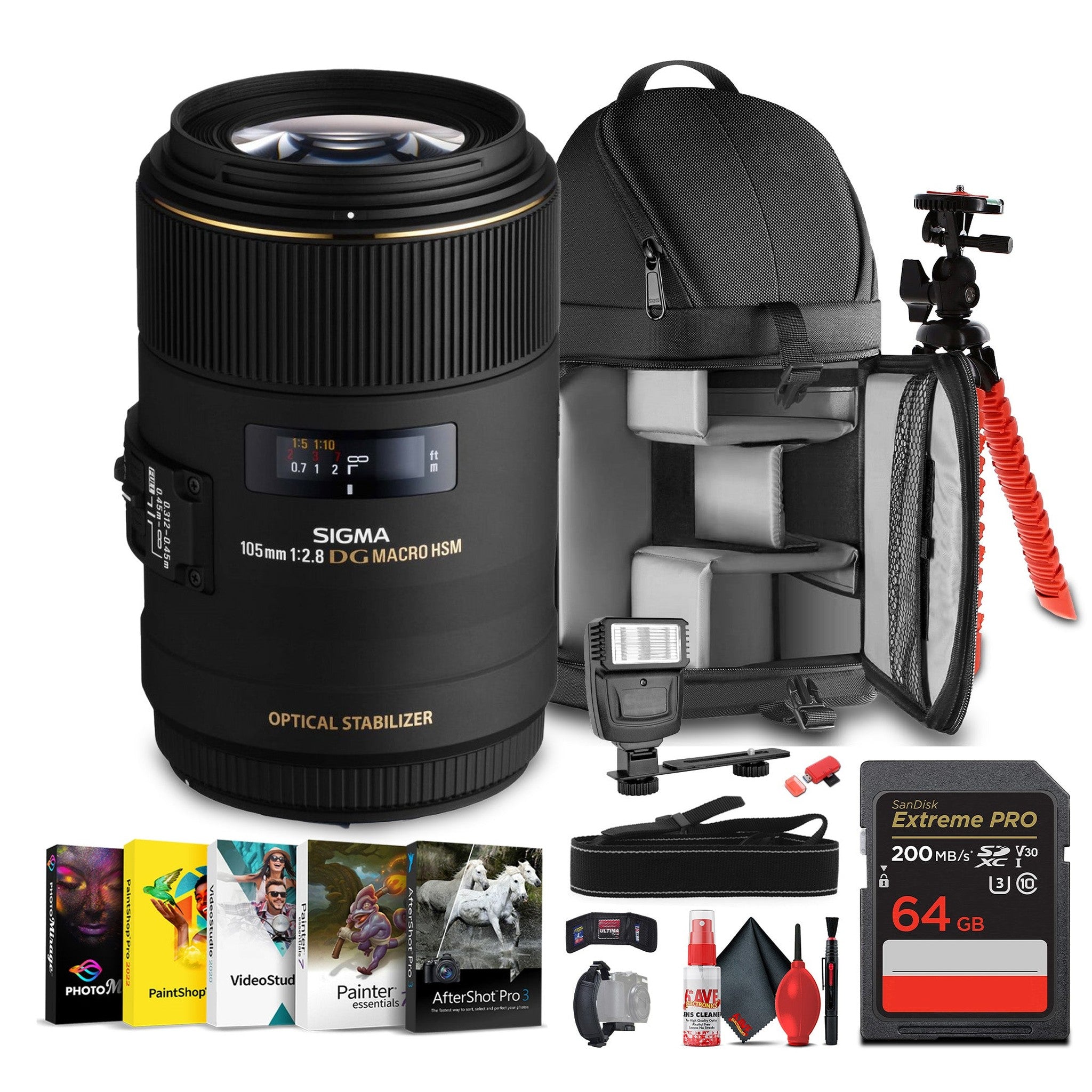 Sigma 105mm f/2.8 EX DG OS HSM Macro Lens for Canon EF Sigma