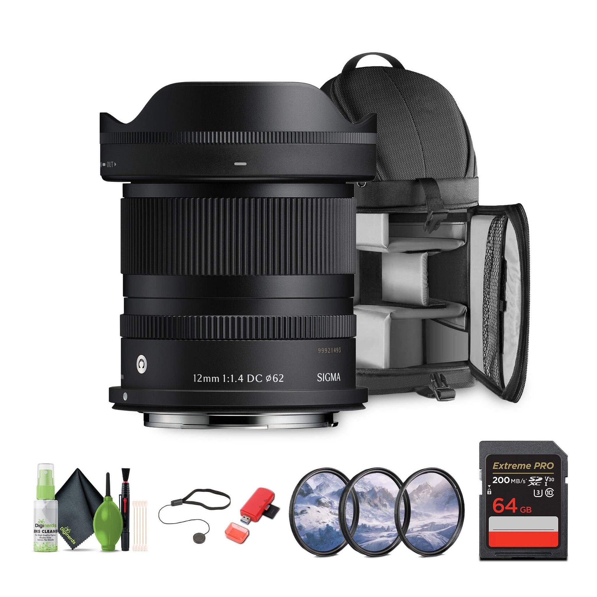 Sigma 12mm f/1.4 DC Contemporary Canon RF Bundle 1