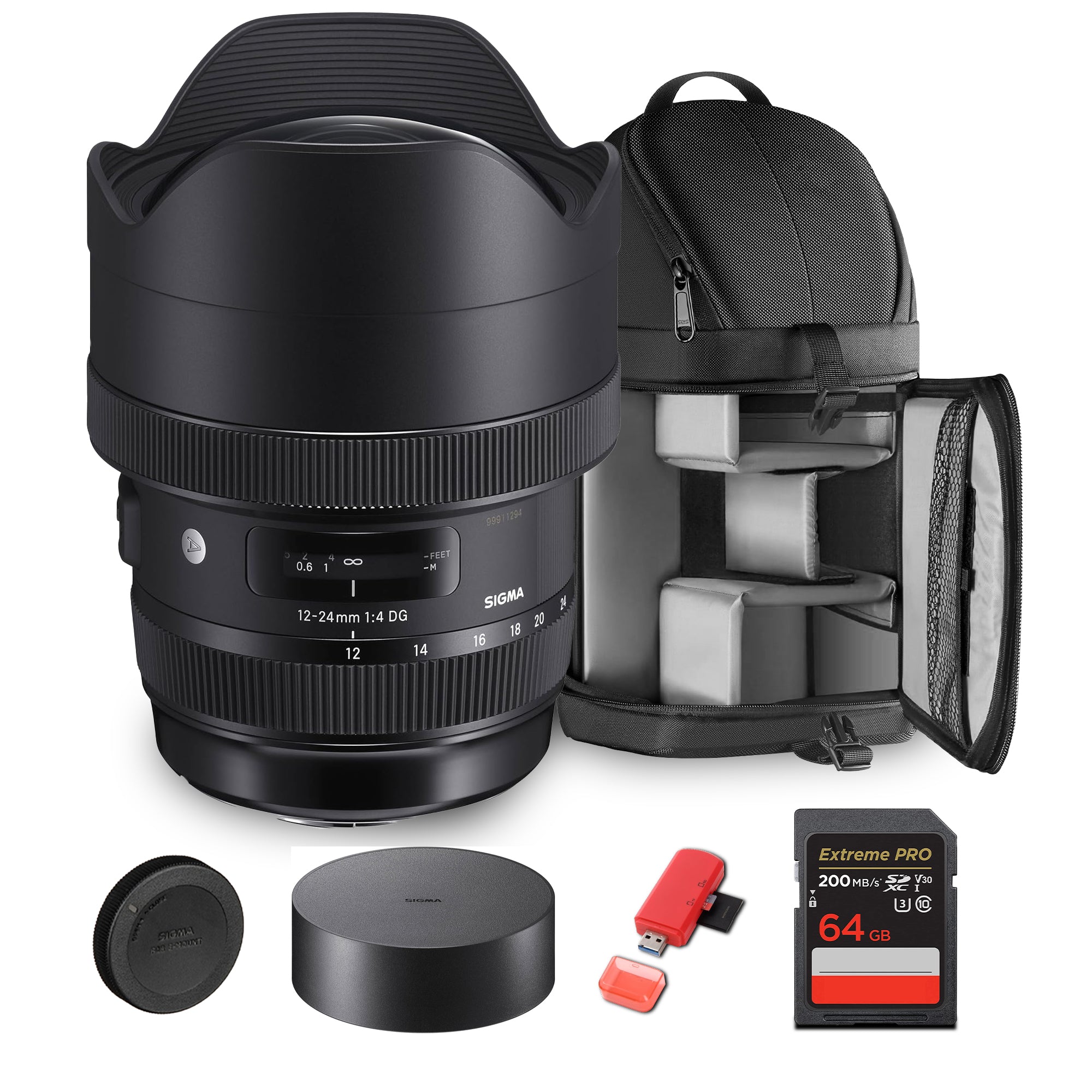 Sigma 12-24mm f/4  Canon EF Bundle