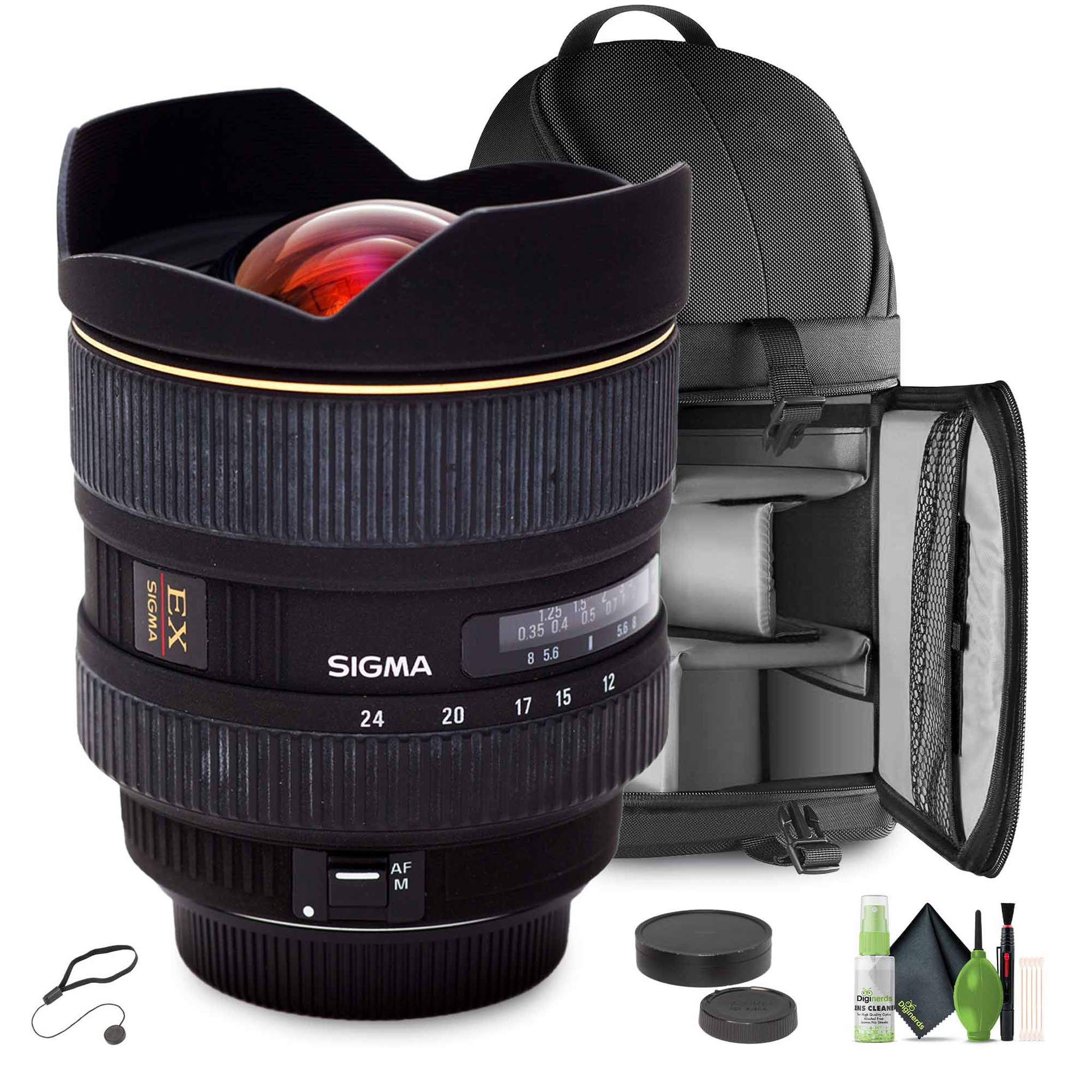Sigma 12-24mm f/4.5-5.6 EX DG Aspherical HSM Nikon Bundle