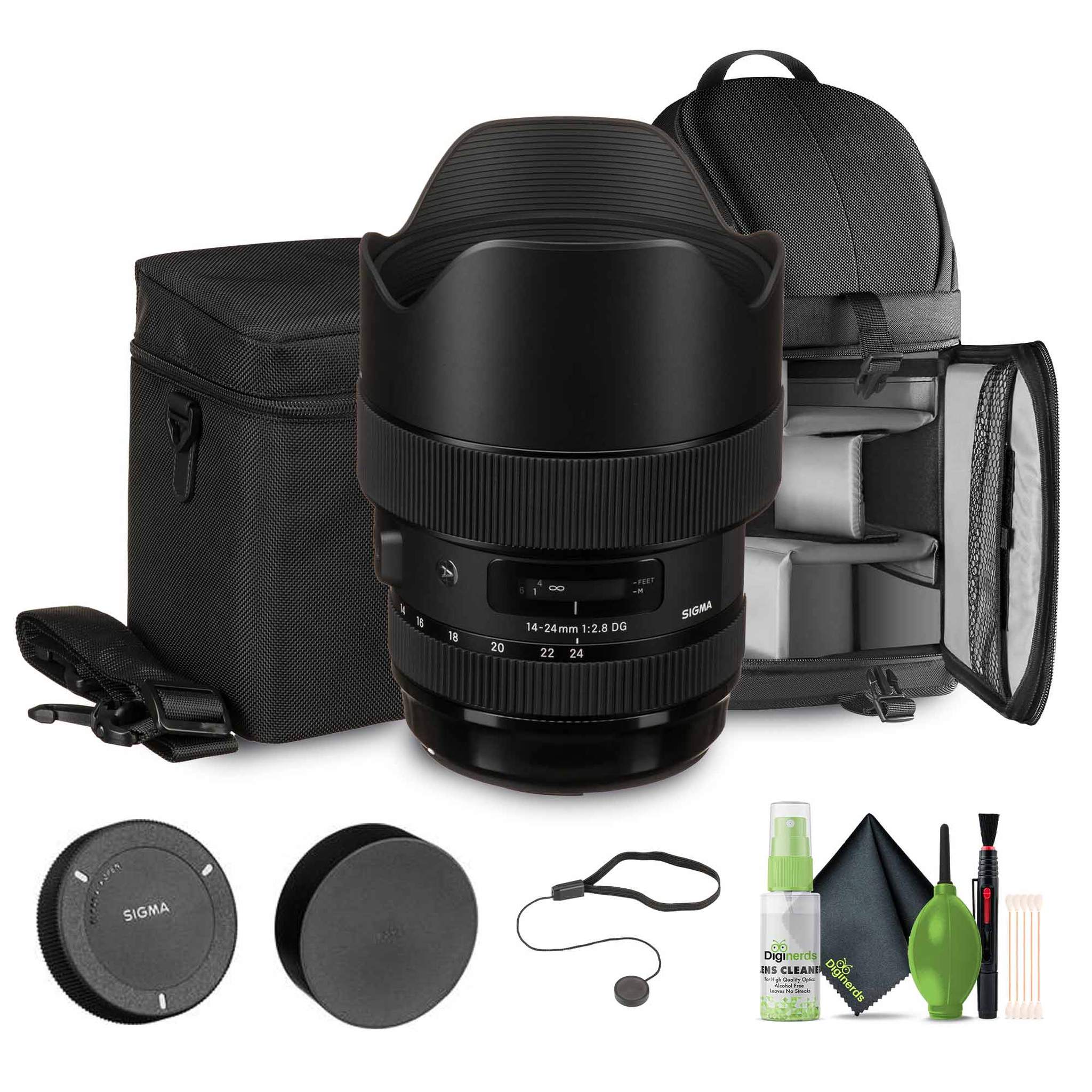 Sigma 14-24mm f/2.8 DG HSM Art Lens for Canon EF Bundle