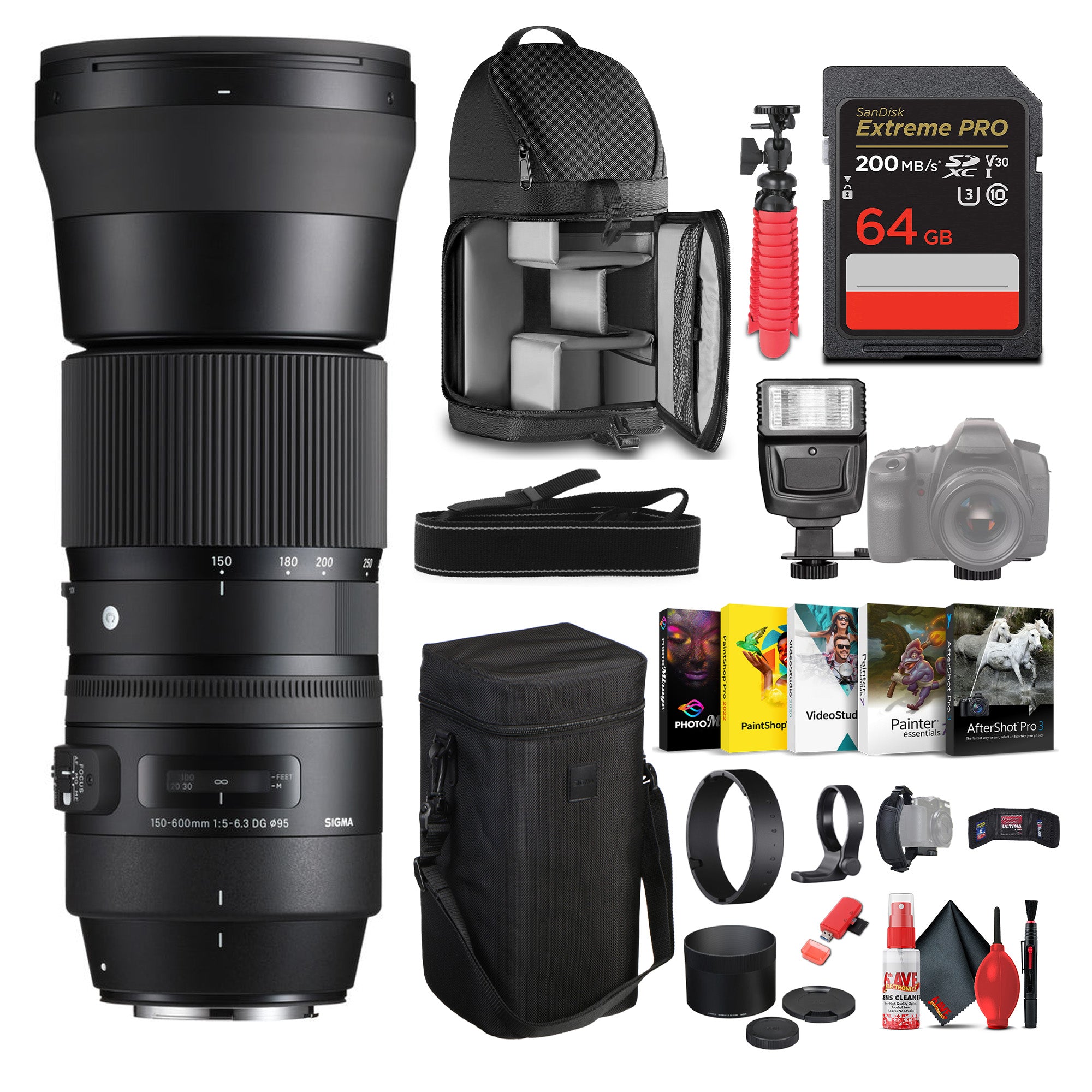 Sigma 150-600mm f/5-6.3 DG OS HSM Contemporary Lens for Nikon F