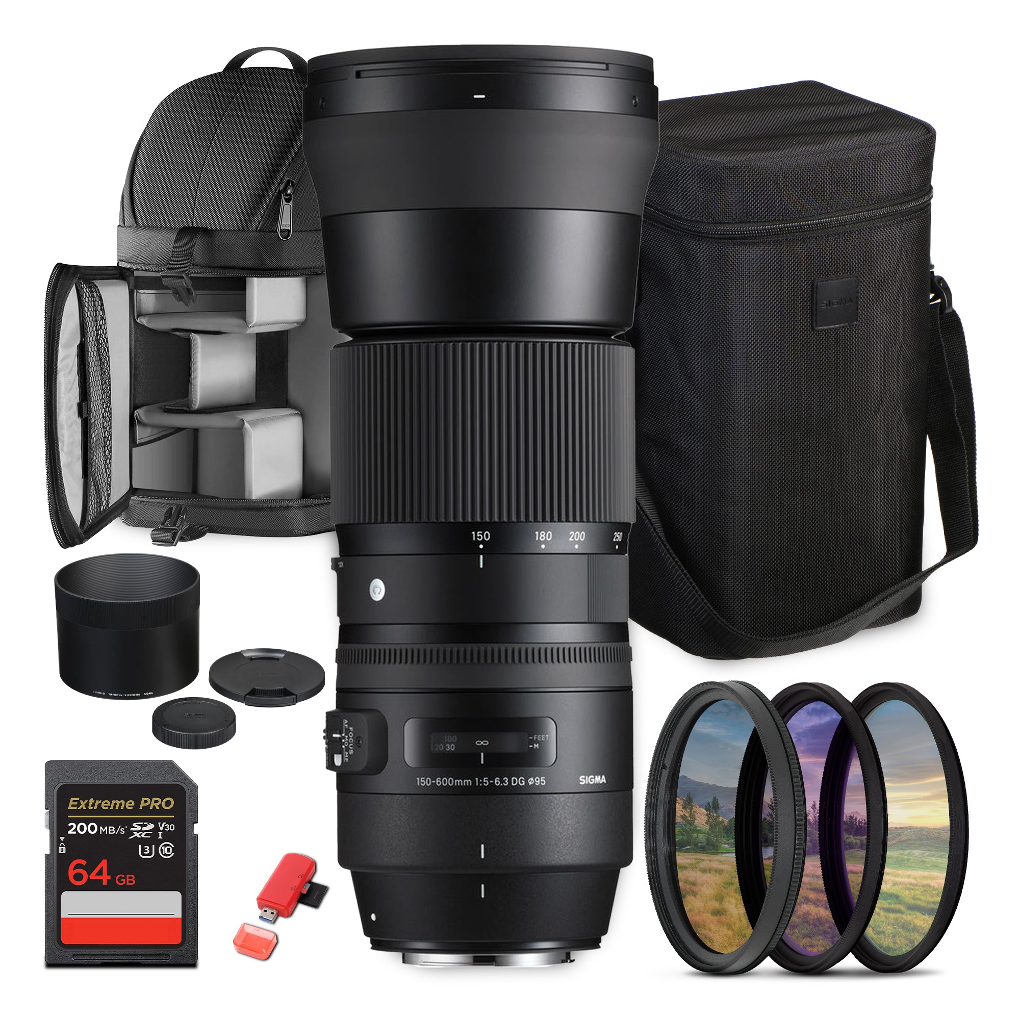 Sigma 150-600 f/5-6.3  Canon EF Bundle