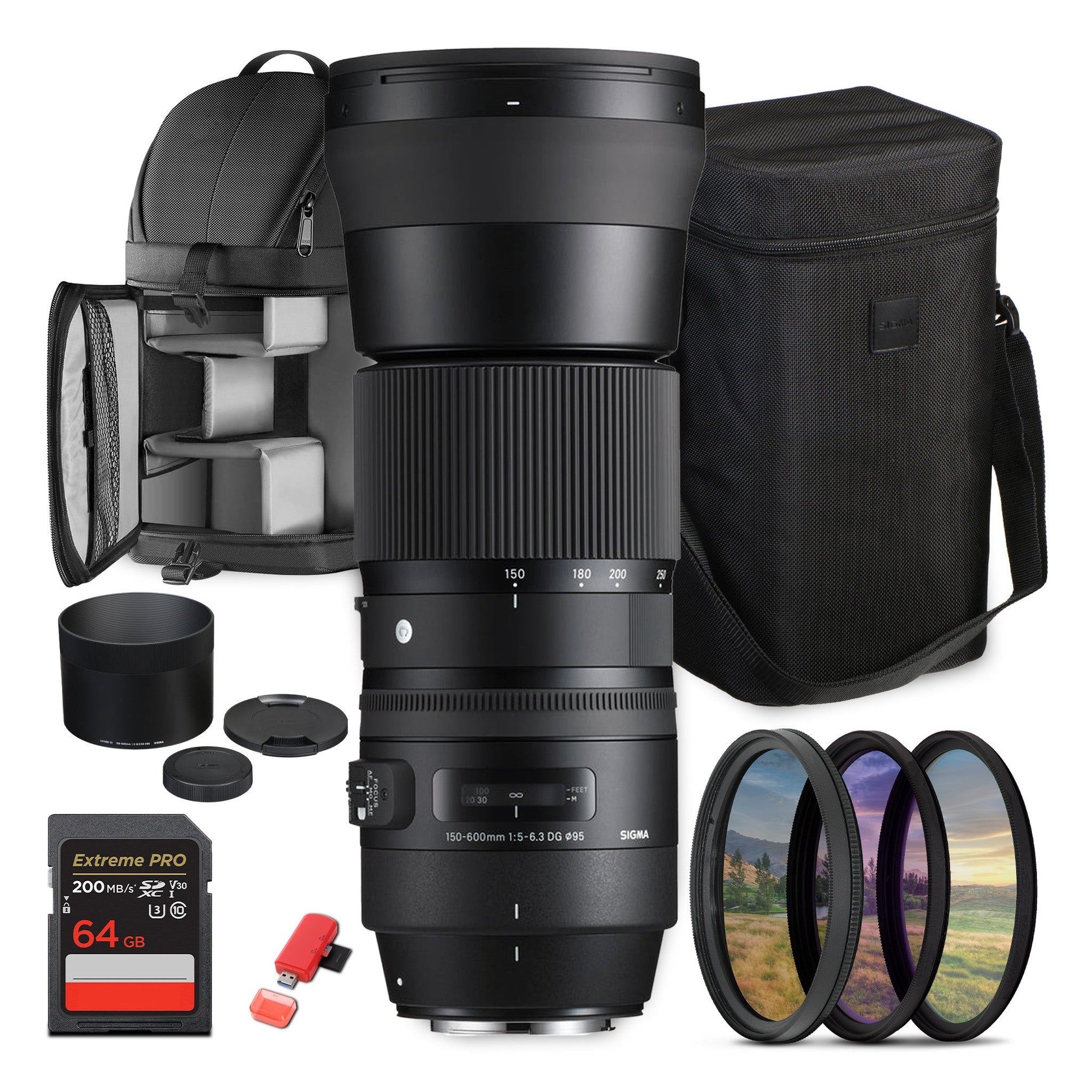 Sigma 150-600 f/5-6.3 Canon EF Bundle