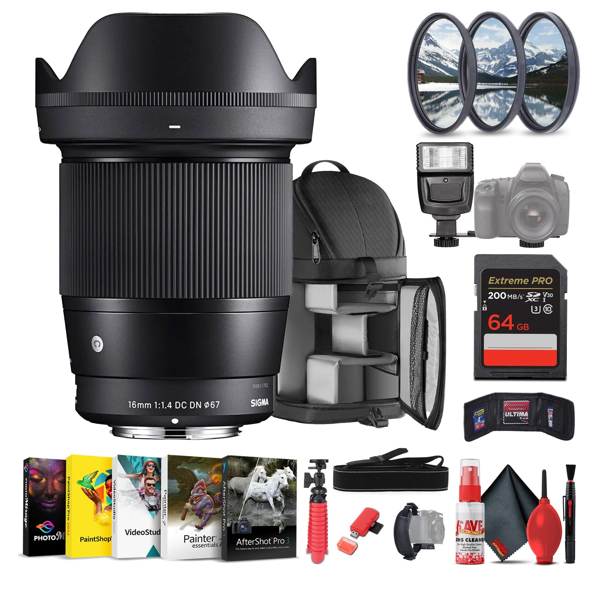 Sigma 16mm f/1.4 DC DN Contemporary Lens Canon RF Sigma