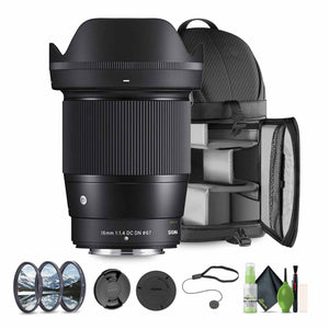 Sigma 16mm f/1.4 DC DN Lens Nikon Z Bundle
